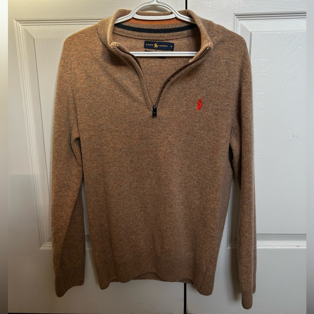 Ralph Lauren Men's Quarter Zip Sweater